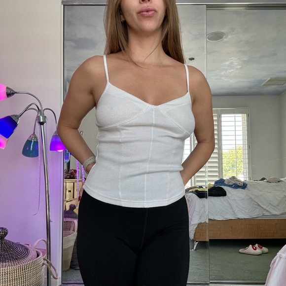 Free People Corset Spaghetti Strap Top - Picture 1 of 7